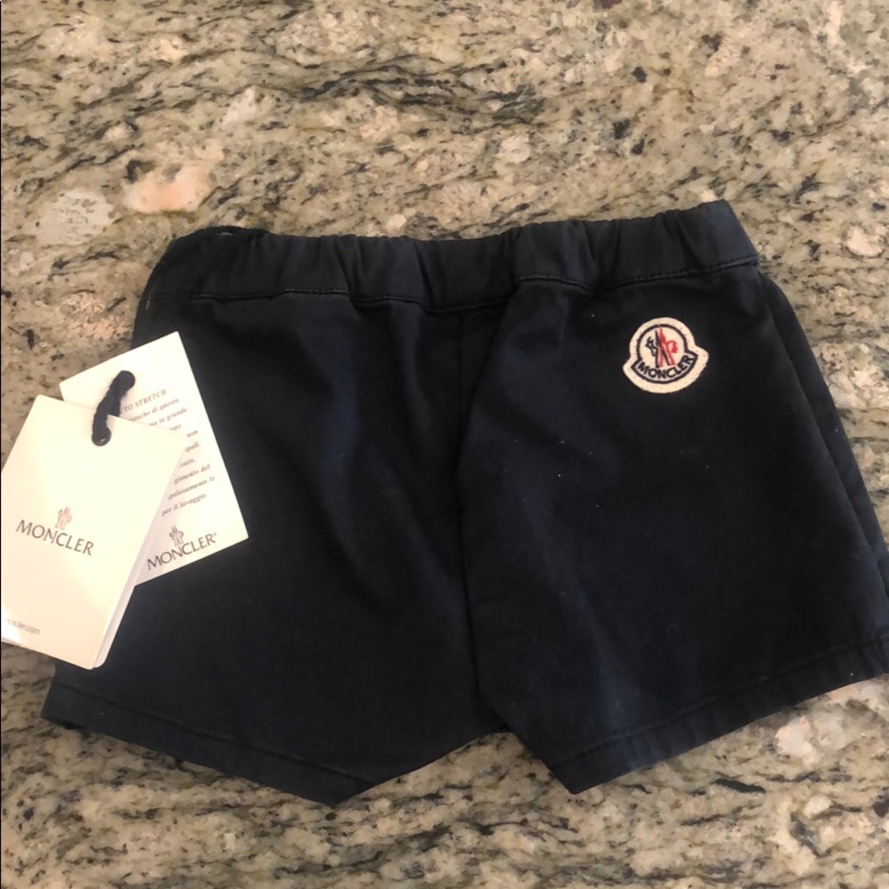 AUTHENTIC MONCLER BABY SHORTS